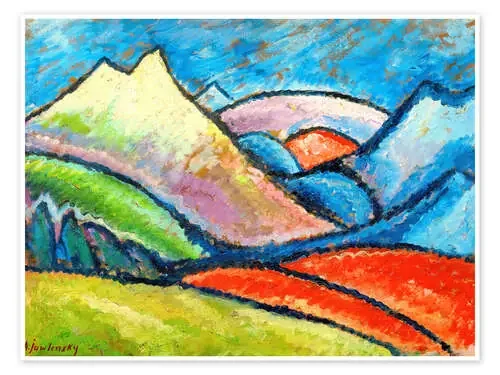 Landscape Oberstdorf de Alexej von Jawlensky akg-images