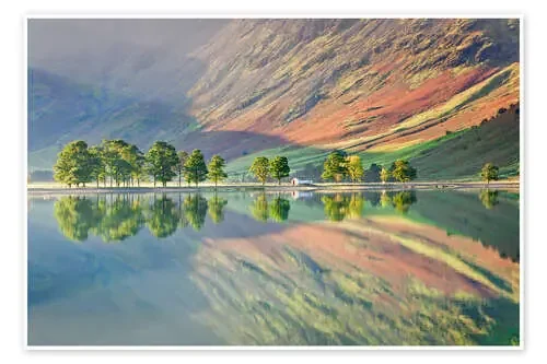 Landscape reflecting in a lake de Markus Lange