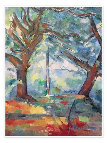 Large trees de Paul Cézanne akg-images