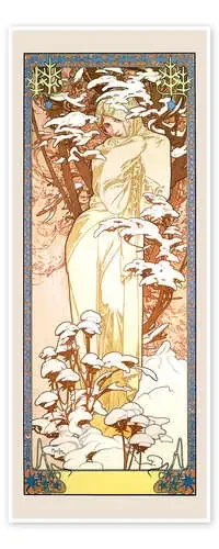 Las cuatro estaciones – El Invierno de Alfons Mucha Master Collection