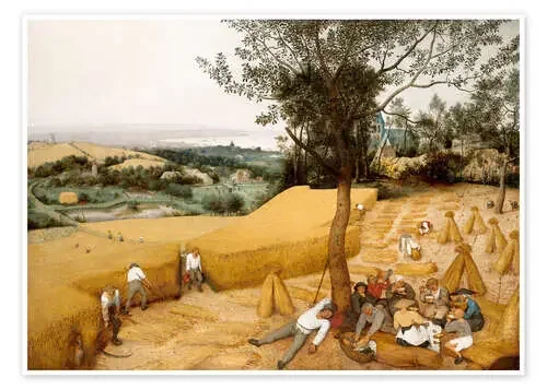 Las estaciones la cosecha de Pieter Brueghel d.Ä. Master Collection