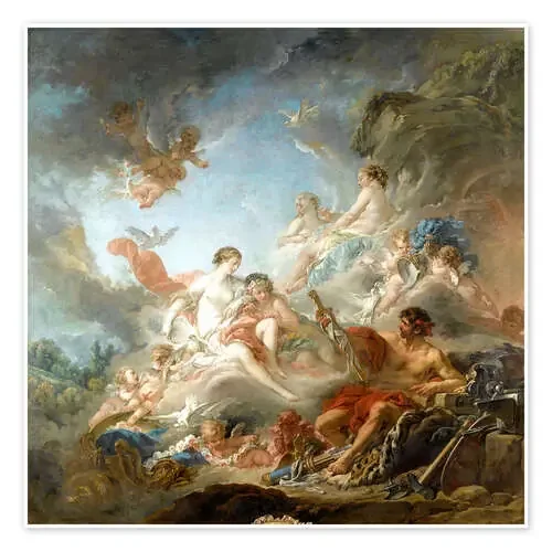 Las fraguas de Vulcano de François Boucher Master Collection