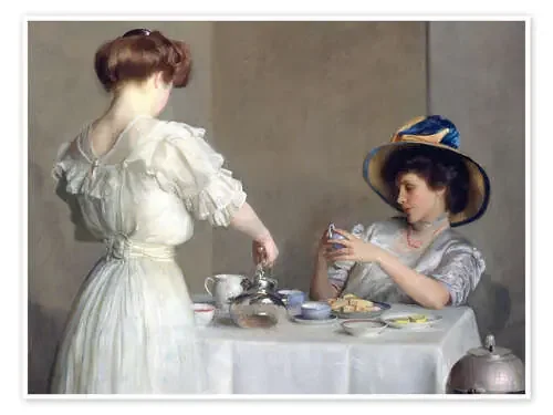 Las hojas de té de William McGregor Paxton Master Collection