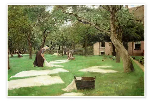 Las lavanderas de Max Liebermann Master Collection