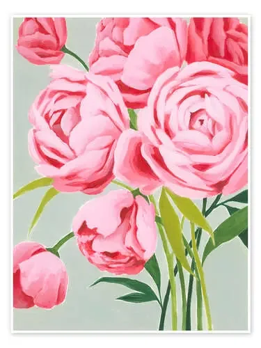 Las peonias de este año de Grace Popp World Art Group