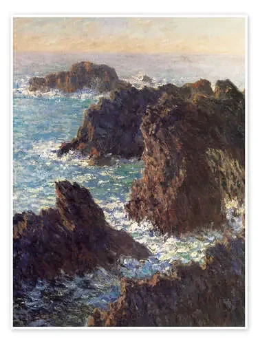Las rocas de Belle-Ile, la Costa Salvaje de Claude Monet Master Collection