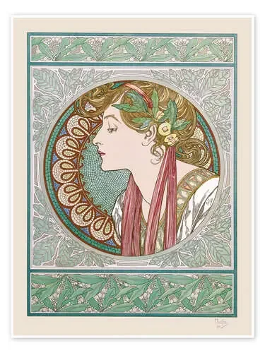 Laurel de Alfons Mucha Master Collection