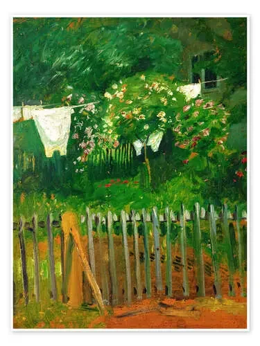 Lavandería en el jardín en Kandern de August Macke akg-images