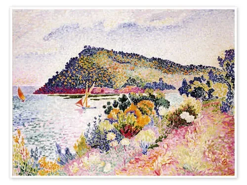 Le Cap Nègre, Baie de Pramousquier 1906 de Henri-Edmond Cross ARTOTHEK