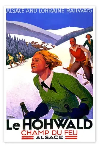 Le Hohwald, Alsace de Vintage Ski Collection