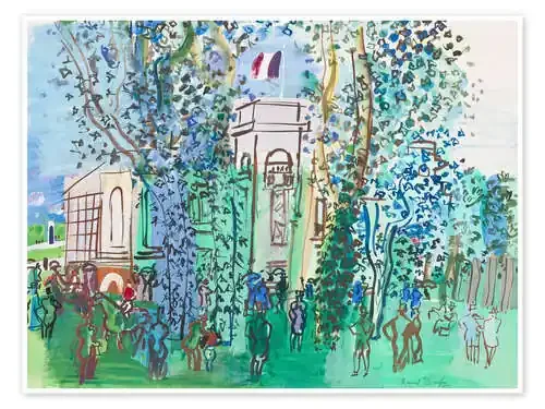 Le Pesage à Deauville, 1930 de Raoul Dufy Master Collection