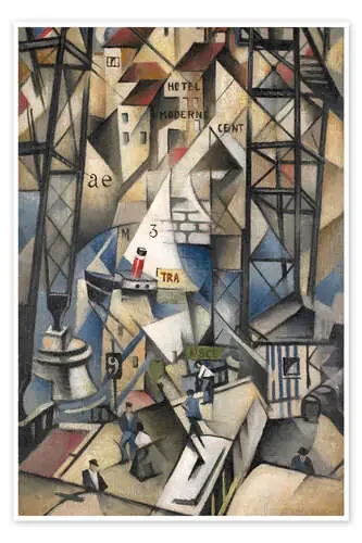 Le Vieux Port de Christopher Nevinson Master Collection