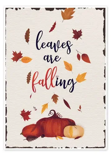 Leaves Are Falling de Sybille Sterk