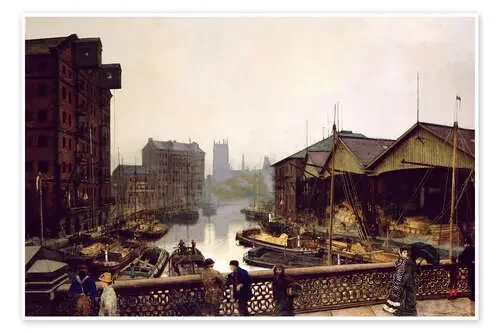 Leeds Bridge de John Atkinson Grimshaw Bridgeman Images