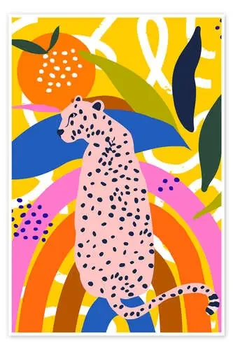 Leopard Somewhere over the Rainbow de 83 Oranges