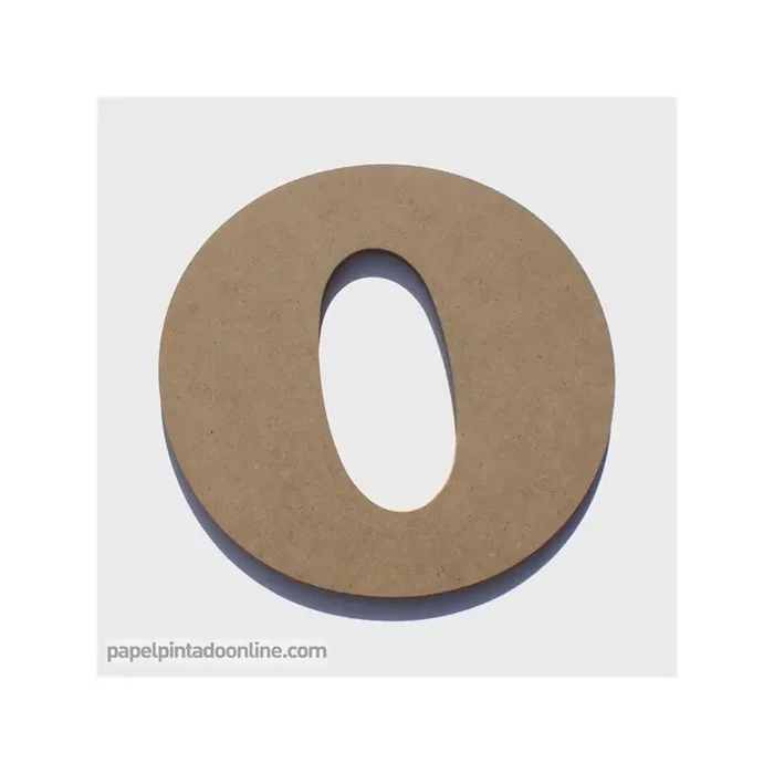 Letra de Madera O