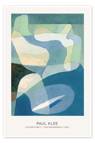 Light Broadening II, 1929 de Paul Klee Exhibition Posters