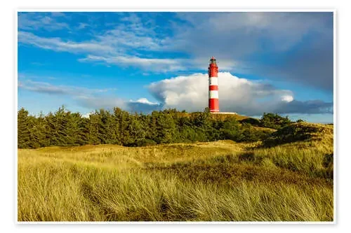 Lighthouse on the North Sea island Amrum de Rico Ködder