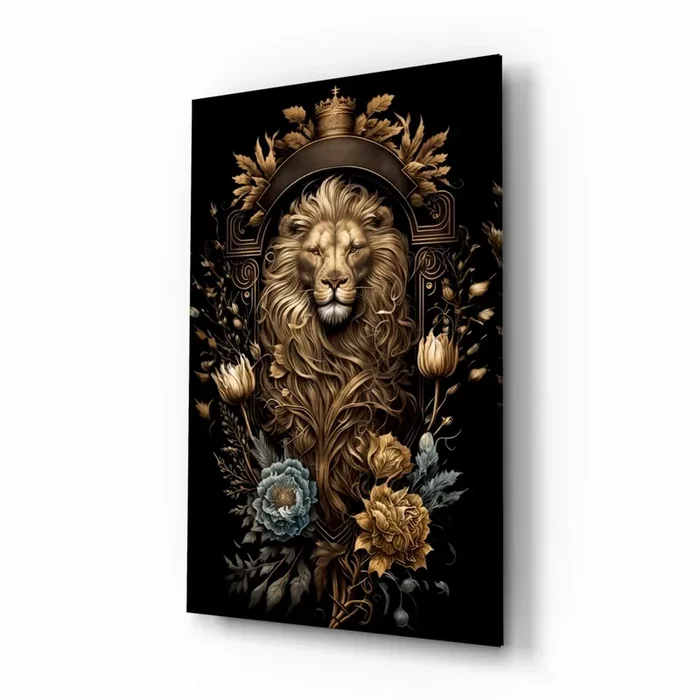 Lion King Glass Wall Art – 28.5 » x 18 «