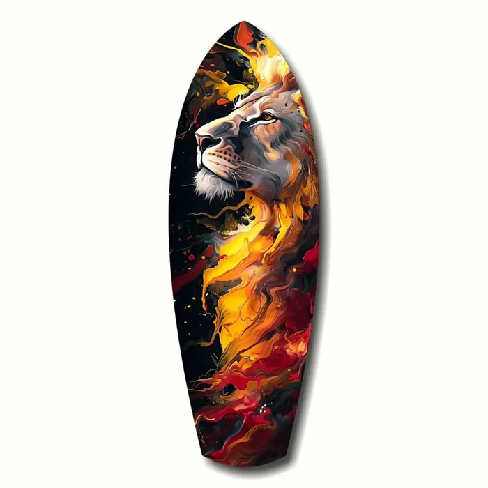 Lion Pride V4 Glass Wall Art – 12 » X 35 «