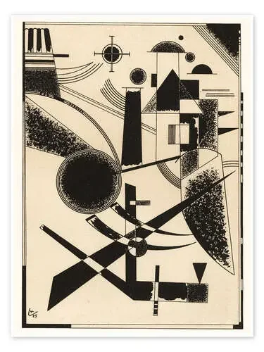 Litografía n° 3 de Wassily Kandinsky Master Collection