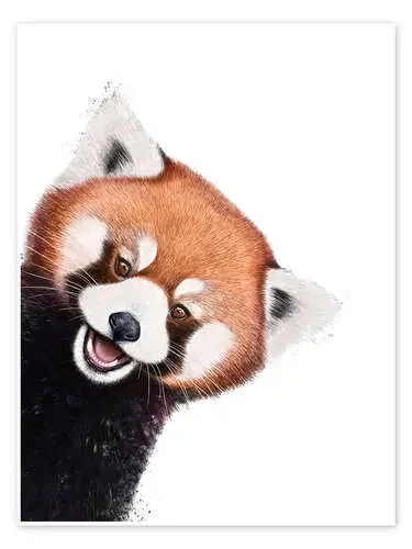 Little red panda de Valeriya Korenkova