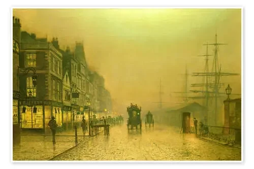 Liverpool Docks de John Atkinson Grimshaw Bridgeman Images