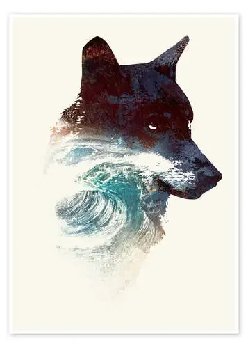 Lobo y ola de Robert Farkas