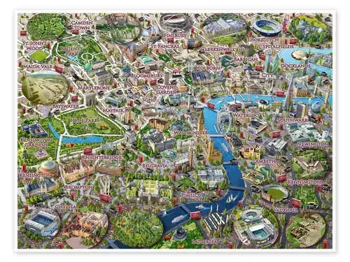 London Landmarks de Adrian Chesterman MGL Licensing