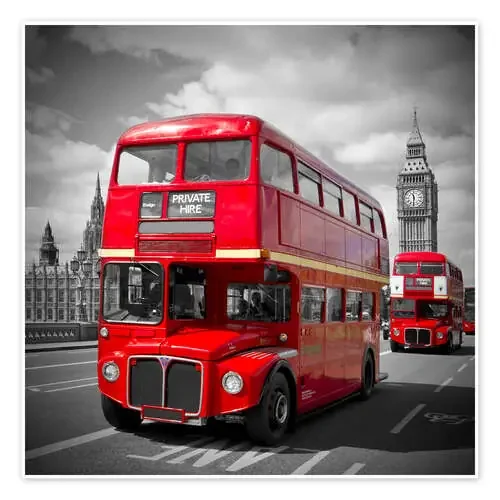 LONDON Red Buses de Melanie Viola