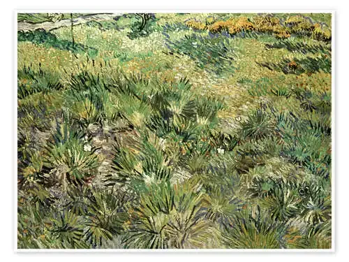 Long Grass With Butterflies, 1890 de Vincent van Gogh Granger Collection