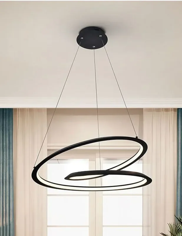 Looping Lámpara Led Schuller Negra de 60
