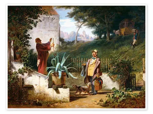 Los amigos de la infancia de Carl Spitzweg Master Collection