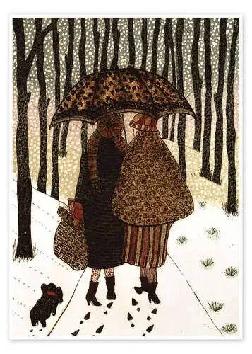 Los copos de nieve de Gillian Lawson Bridgeman Images