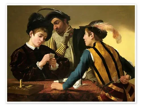 Los estafadores de Michelangelo Merisi (Caravaggio) Master Collection