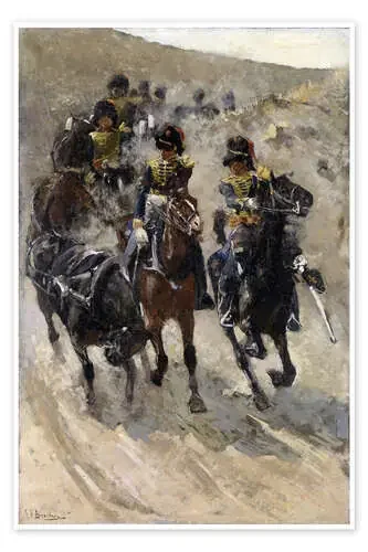 Los jinetes amarillos de Georg-Hendrik Breitner Bridgeman Images