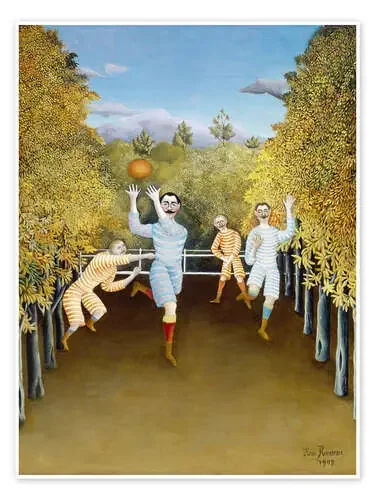 Los jugadores de fútbol de Henri Rousseau Master Collection