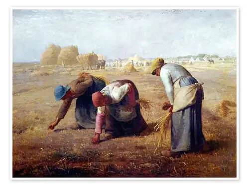 Los segadores de Jean-François Millet Everett Collection