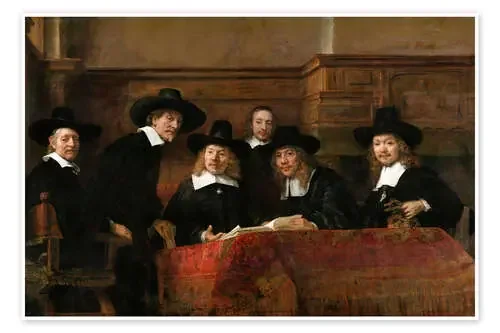 Los síndicos de los pañeros de Rembrandt van Rijn Master Collection