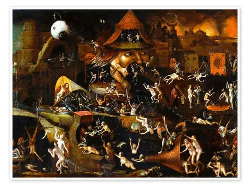 Los tormentos del infierno de Hieronymus Bosch Master Collection