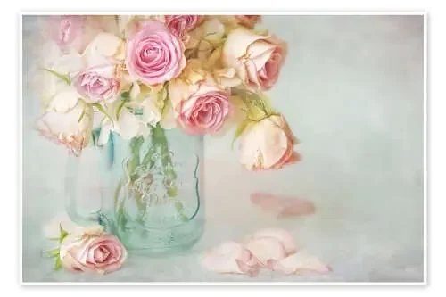 lovely pink roses de Lizzy Pe