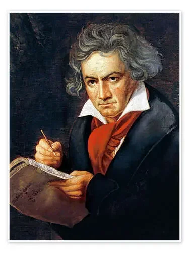 Ludwig van Beethoven composing de Joseph Karl Stieler Everett Collection