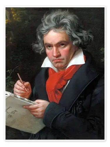 Ludwig van Beethoven de Joseph Karl Stieler Master Collection
