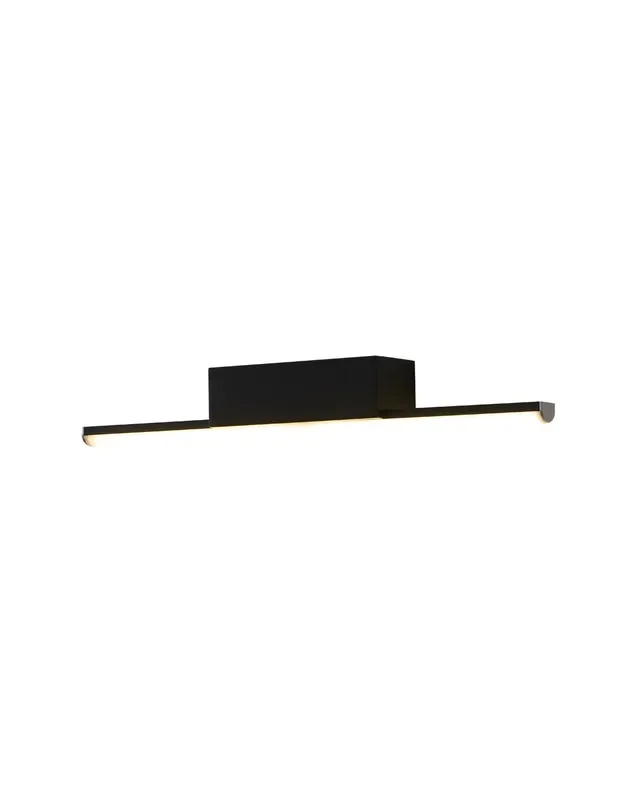 Luz para Espejo Baño Aluminio Negro