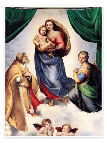 Madonna Sixtina de Raffael Master Collection