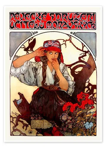 Maehrischer Lehrerchor de Alfons Mucha Master Collection