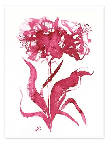 Magenta Floral de Zaira Dzhaubaeva