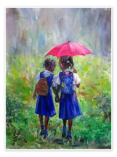 magenta umbrella de Jonathan Guy-Gladding