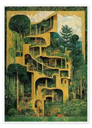 Magic Gardens – Collage VIII de Mariusz Flont