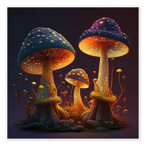 Magic Mushrooms de Michael artefacti